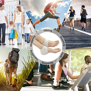 Heel Cups for Plantar Fasciitis Relief - 3 Pairs