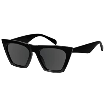 Mosanana Cat Eye Sunglasses for Women - Trendy 90s Retro Style