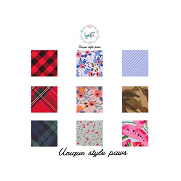 Durable Unique Style Paws Dog Bandanas for Stylish Pets
