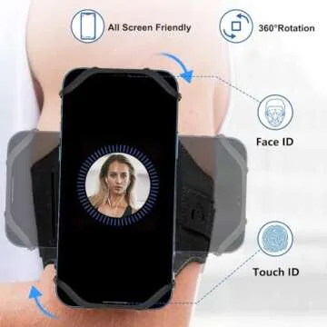 VUP Running Armband - 360° Rotatable for Smartphones
