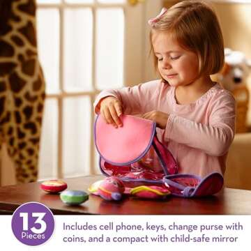 Melissa & Doug Pretty Purse Fill and Spill Soft Play Set Toddler Toy