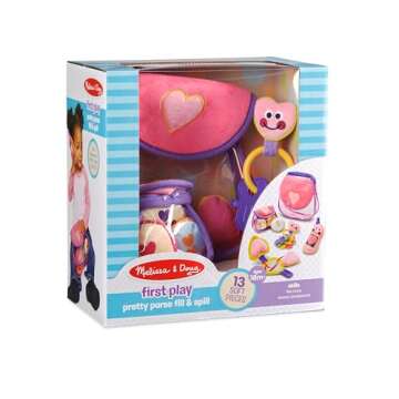 Melissa & Doug Pretty Purse Fill and Spill Soft Play Set Toddler Toy