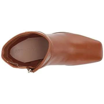 The Drop Women's Ibita Ankle Boot, Cognac, 7
