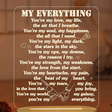 I Love You 3D Illusion Night Light - Perfect Gift