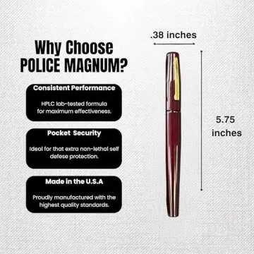 Police Magnum Pepper Spray Pen - Discreet Self Defense