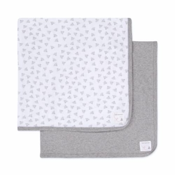 Burt's Bees Baby Infant Receiving Blankets, Made with 100% Organic Cotton, Stretchy and Soft Honey B...