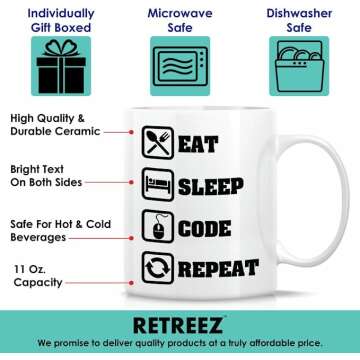 Funny Programmer Coffee Mug Gift for Coders