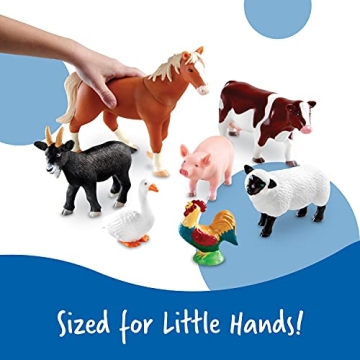 Learning Resources Jumbo Farm Animals Set for Kids