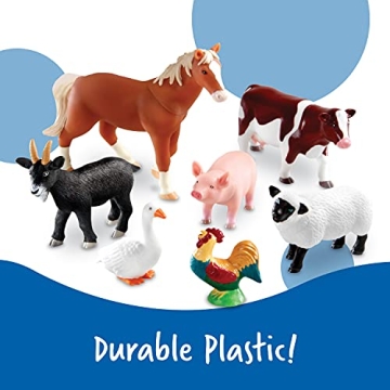 Learning Resources Jumbo Farm Animals Set for Kids