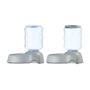 Automatic Gravity Feeder and Water Dispenser Set for Pets