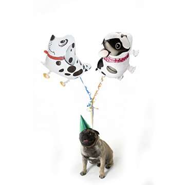 SOTOGO 14 Piece Pet Dog Balloons for Kids Parties