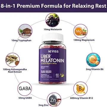 Extra Strength 10mg Melatonin Gummies for Better Sleep