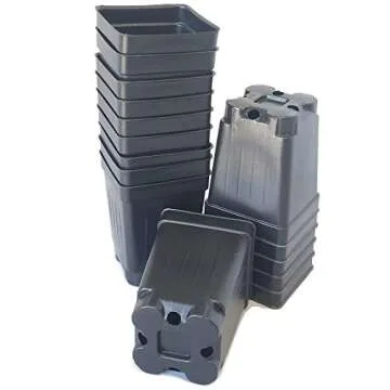Durable 2.5" Pots with Trays - Perfect for Seedlings