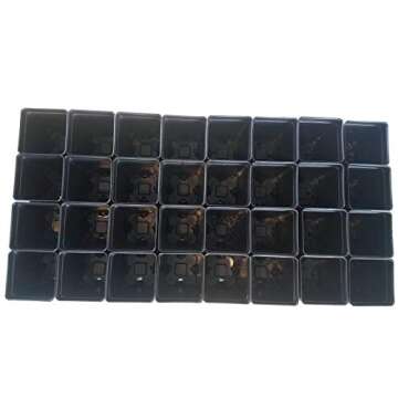 Durable 2.5" Pots with Trays - Perfect for Seedlings