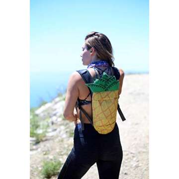 Hydration Pack Backpack - Water Backpack with 2L BPA Free Water Bladder | Lightweight Water Pack for Outdoors, Kids Backpack, Running, Cycling, Hiking, Camping, Rave Backpack, Skiing & Survival Gear