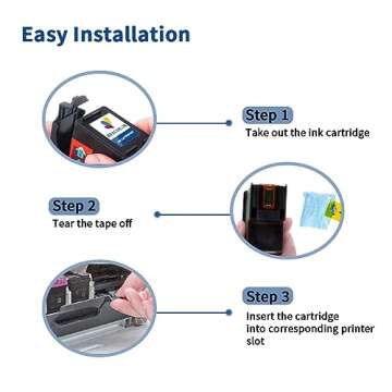 Relcolor Compatible Ink Cartridge Replacement for Canon 245XL 246XL (Black Color 2 Pack) 245 246 XL PG245 CL246 MX490 MG2522 MX492 TR4520 TR4500 MG2520 TS3300 TS3322 MG2525 TR4522 TS3100 TS3122 TS3320