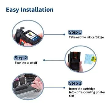 Relcolor Compatible Ink Cartridge Replacement for Canon 245XL 246XL (Black Color 2 Pack) 245 246 XL PG245 CL246 MX490 MG2522 MX492 TR4520 TR4500 MG2520 TS3300 TS3322 MG2525 TR4522 TS3100 TS3122 TS3320