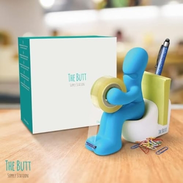 Funny Butt Tape Dispenser Unique Gag Gift for Men