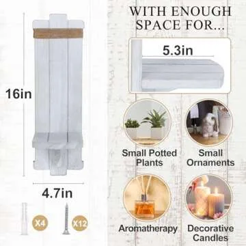 Farmhouse Wall Decor Candle Sconces for Stylish Homes