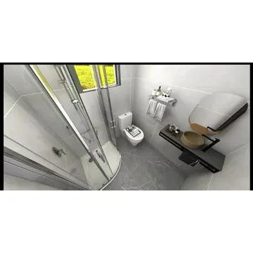 Weatherproof Tiny Expandable House with 2 Bedrooms and Kitchen