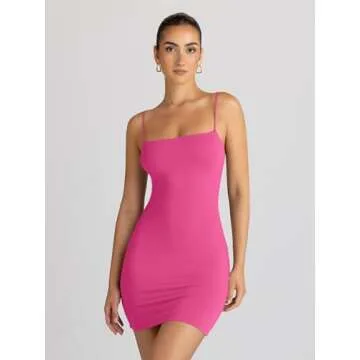 LILLUSORY Women's Mini Sexy Bodycon Dress for Summer 2025
