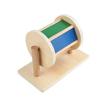 Montessori Spinning Drum for Infants Sensory Toy 6-12 Months