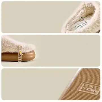 Uewidiod Women's Cute Plush Home Slippers Butterfly Knot Cotton Slippers Comfortable Thick Bottom Outdoor Slippers Winter Indoor Soft Warm Slippers (Pink, Adult, Women, 8, Numeric Range, US Footwear Size System, 9, Medium)