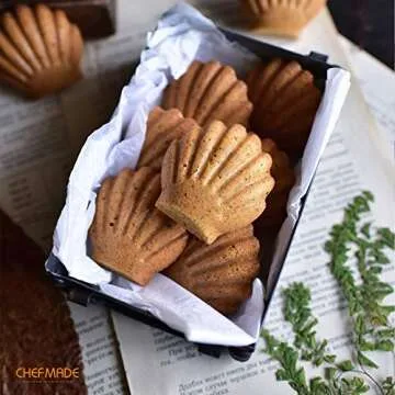 CHEFMADE Madeleine Pan Non-Stick Bakeware - 12 Cavity