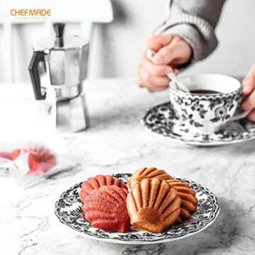 CHEFMADE Madeleine Pan Non-Stick Bakeware - 12 Cavity
