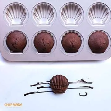 CHEFMADE Madeleine Pan Non-Stick Bakeware - 12 Cavity