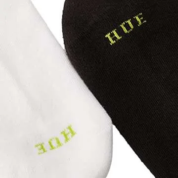 Comfortable Hue Women's Quarter Top Sport Socks, 6 Pairs