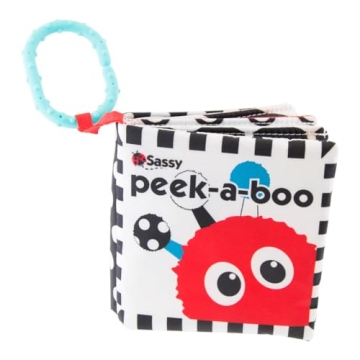 Bilingual Sensory Peek-a-Boo Book for Babies On-The-Go