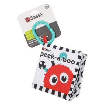 Bilingual Sensory Peek-a-Boo Book for Babies On-The-Go