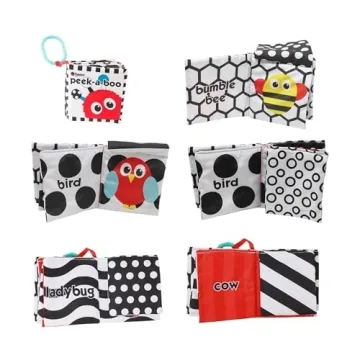 Bilingual Sensory Peek-a-Boo Book for Babies On-The-Go