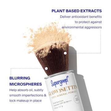 Supergoop! Glow Powder SPF 35 - Mineral Makeup Setting Powder