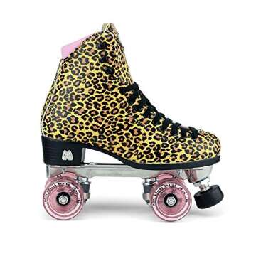 Moxi Ivy Jungle Roller Skate - Fashionable Womens Roller Skates | Leopard | Size 5