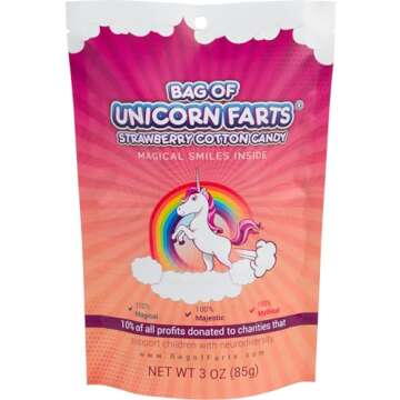 Bag of Unicorn Farts Strawberry Cotton Candy, 1 pack / 3 ounces