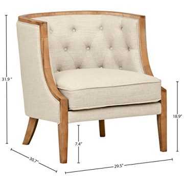 Stone & Beam Laurel Rounded Accent Chair - Stylish Comfort