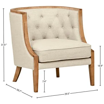 Stone & Beam Laurel Rounded Accent Chair - Stylish Comfort