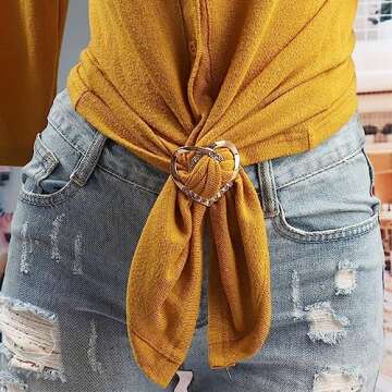 Elegant Pearl Scarf Ring Clips for Stylish Women Accessories