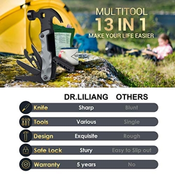 DR.LILIANG 13-in-1 Multi-tool Hammer for Outdoors