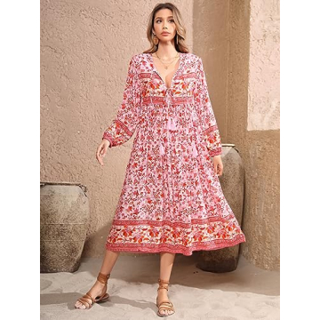 Shop R.Vivimos Bohemian Midi Dress for Every Occasion