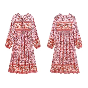 Shop R.Vivimos Bohemian Midi Dress for Every Occasion