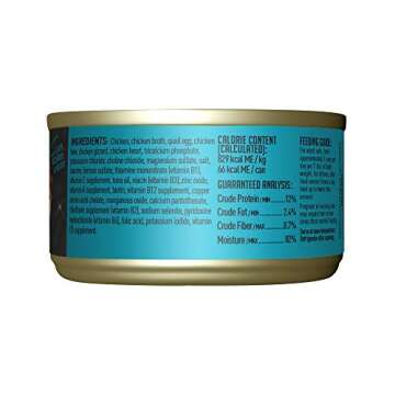 Tiki Cat After Dark, Chicken & Quail Egg, High-Protein and 100% Non-GMO Ingredients, Wet Cat Food fo...