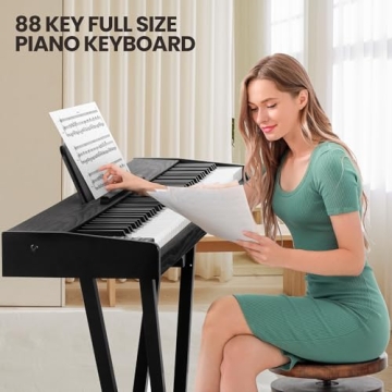 Rengue 88 Key Electronic Keyboard Piano Set for All Ages