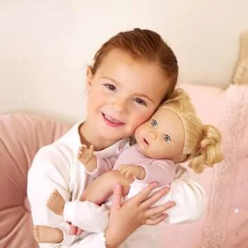 LullaBaby – 14-inch Realistic Baby Doll with Wavy Blonde Hair & Soft Body