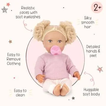 LullaBaby 14-Inch Realistic Baby Doll with Accessories