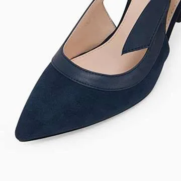 Chic Coutgo Pointed Toe Slingback High Heels for Women