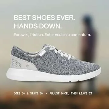 Kizik Madrid Hands Free Sneakers - Comfortable Slip-On Casual Shoes for Men and Women, Stylish and E...