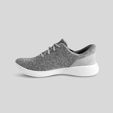 Kizik Madrid Hands Free Mens and Womens Sneakers, Casual Slip On Shoes for Women or Men, Comfortable for Walking, Women's and Men's Fashion Sneakers for Any Occasion - Grey, M14 / W15.5